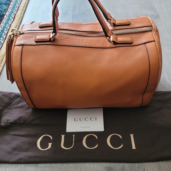 Gucci Soho Logo Boston Bag - Picture 3 of 14
